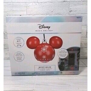 Disney Magic Mickey Mouse Whirl-a-Motion Hanging Projection Ornament NEW